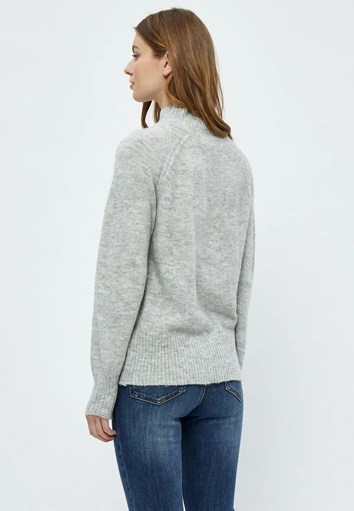 Aluna Pullover - LIGHT GREY MEL.