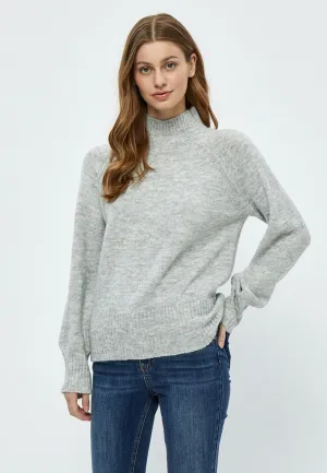 Aluna Pullover - LIGHT GREY MEL.
