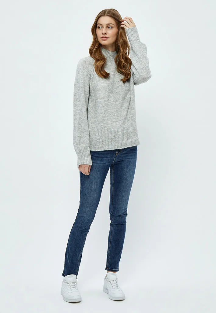 Aluna Pullover - LIGHT GREY MEL.