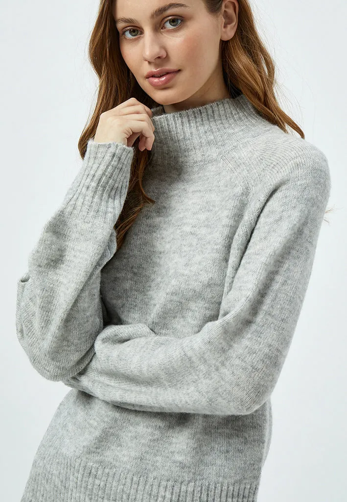 Aluna Pullover - LIGHT GREY MEL.