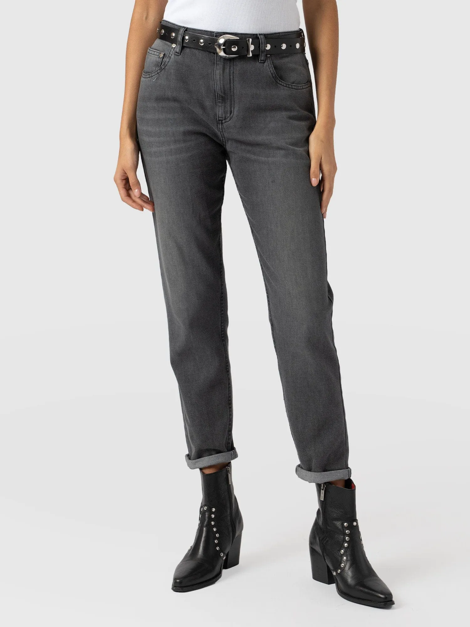 Boyfriend Jeans - Black