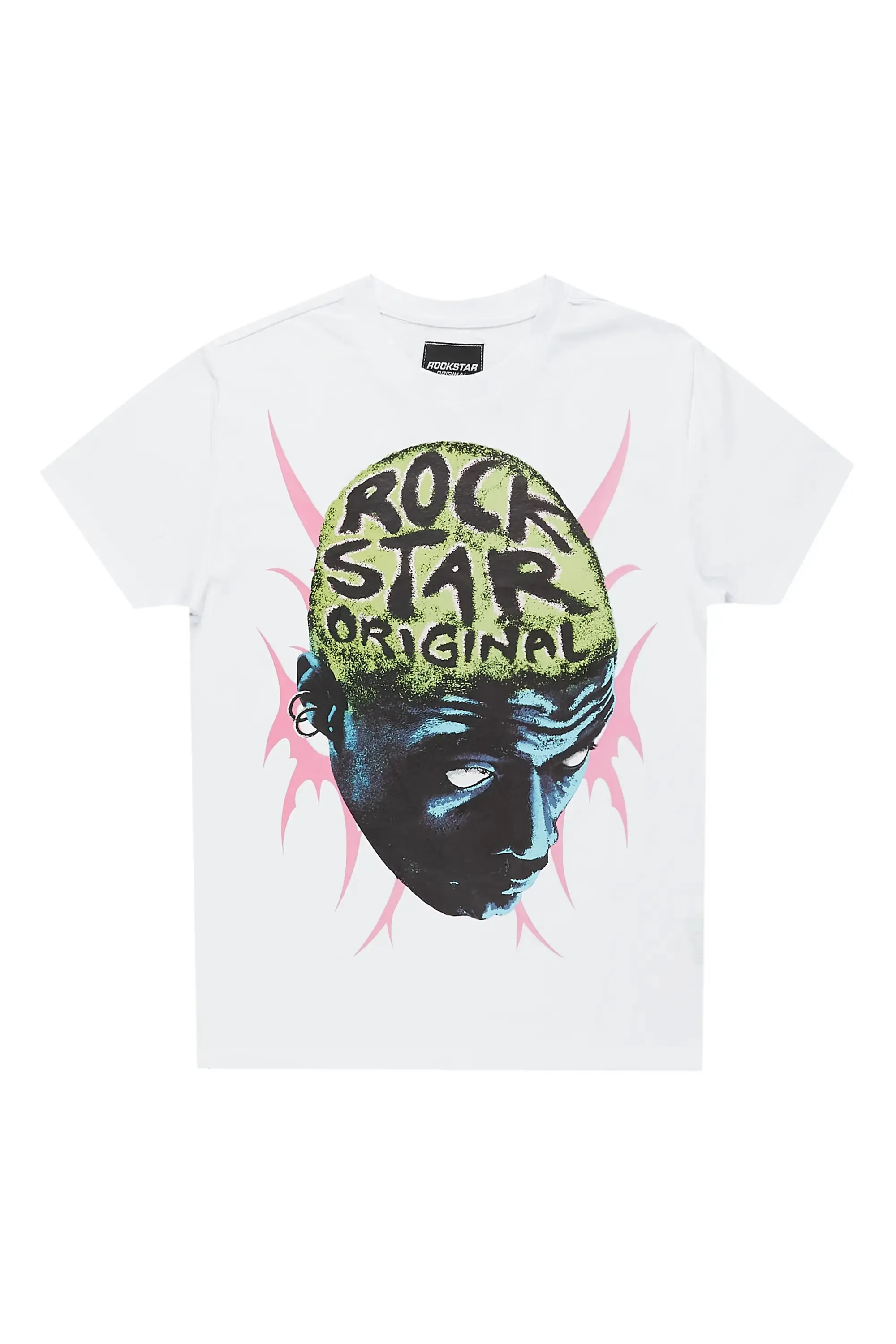 Boys Harolin White Graphic T-Shirt