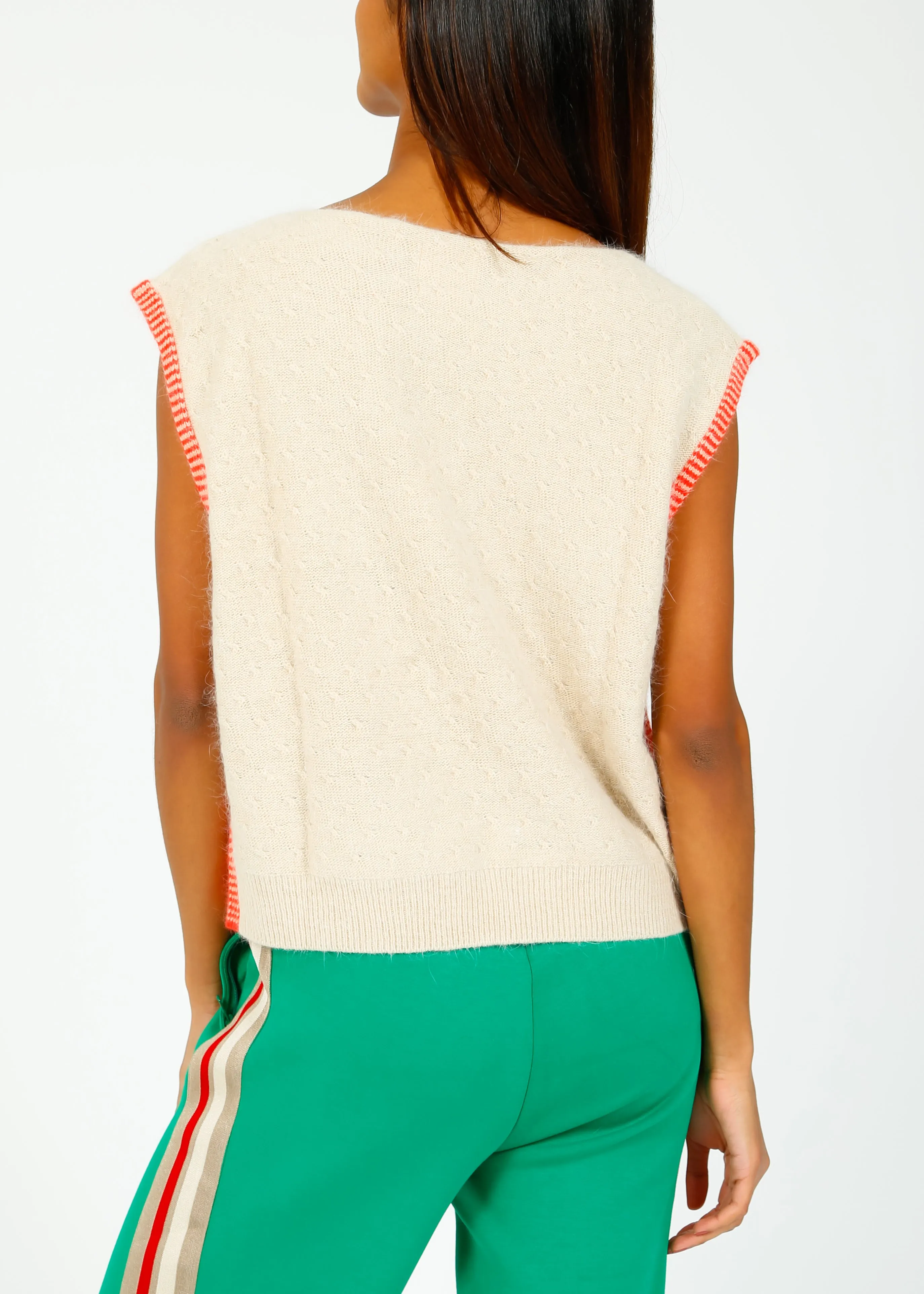 BR Diow Knitwear in Calcaire