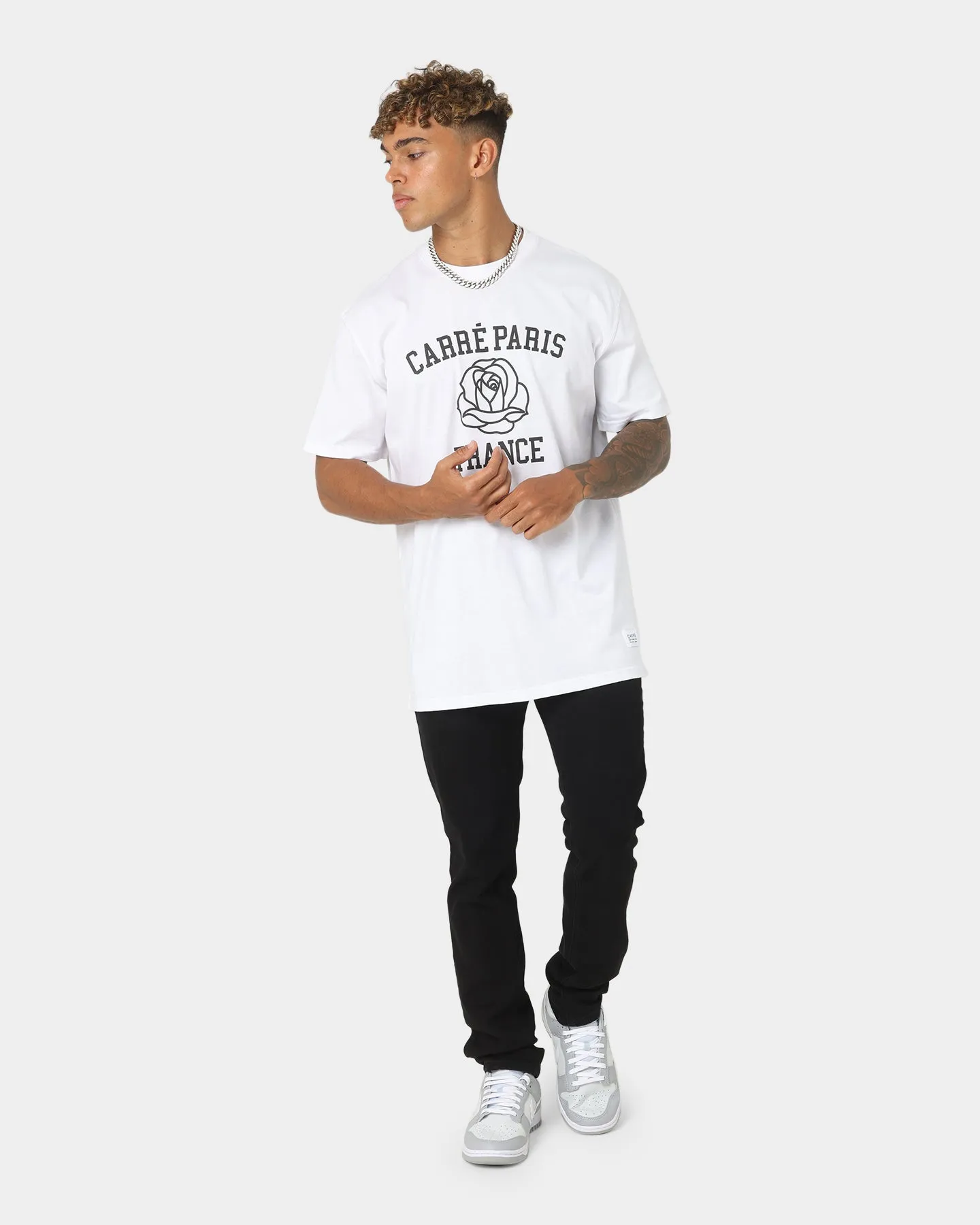 Carre Carre-Rose Athletic CLS Short Sleeve T-Shirt White