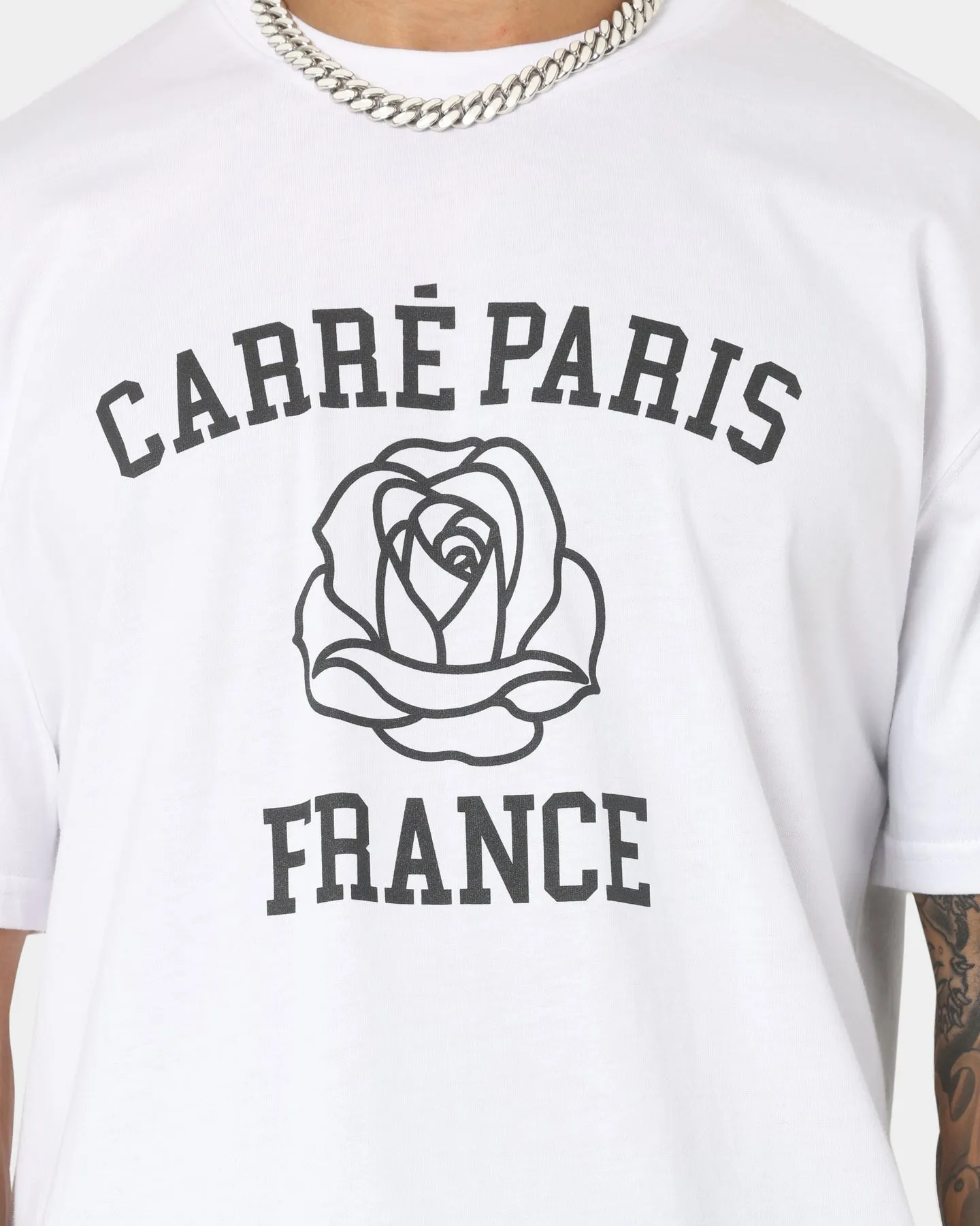 Carre Carre-Rose Athletic CLS Short Sleeve T-Shirt White
