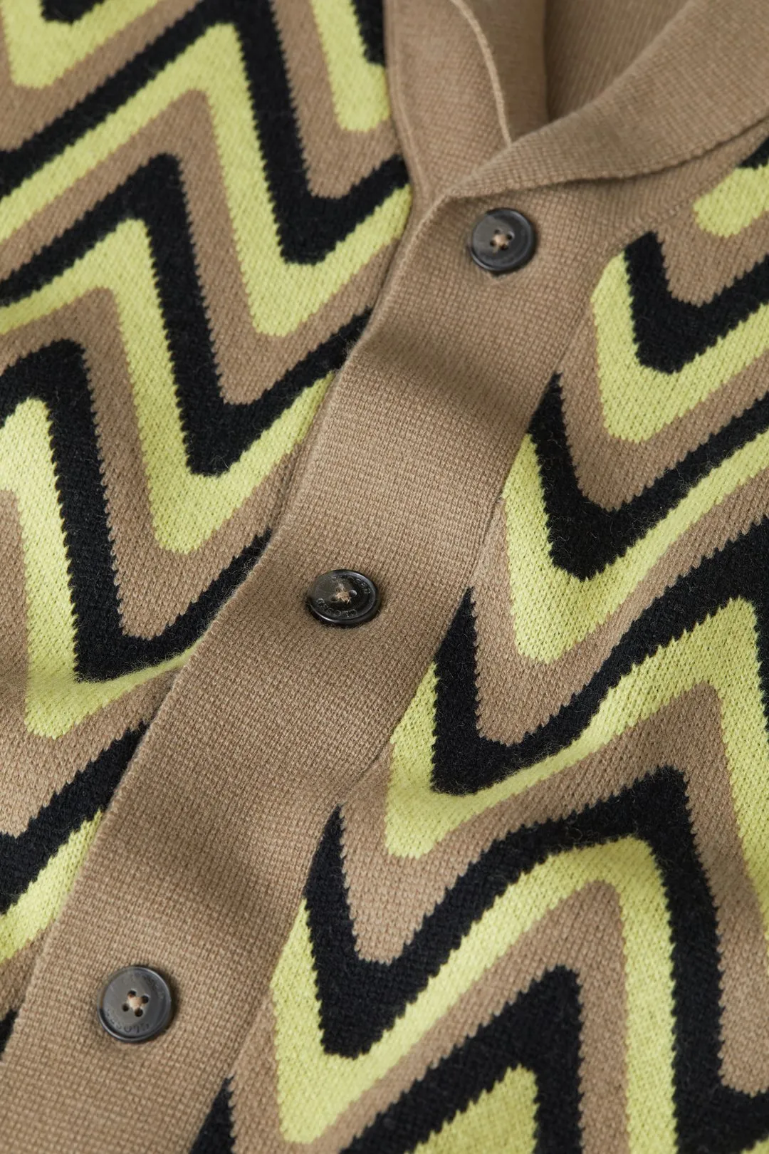CLOSED MENS CASHMERE MIX CARDIGAN- PRIMARY YELLOW