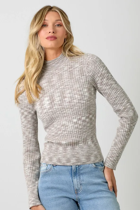 Color Blocked Stripe Pullover Sweater