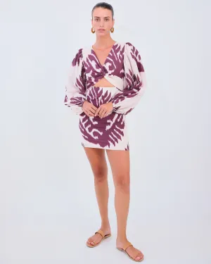 Diana Cut-Out Dress - Leaf by Desert Queen