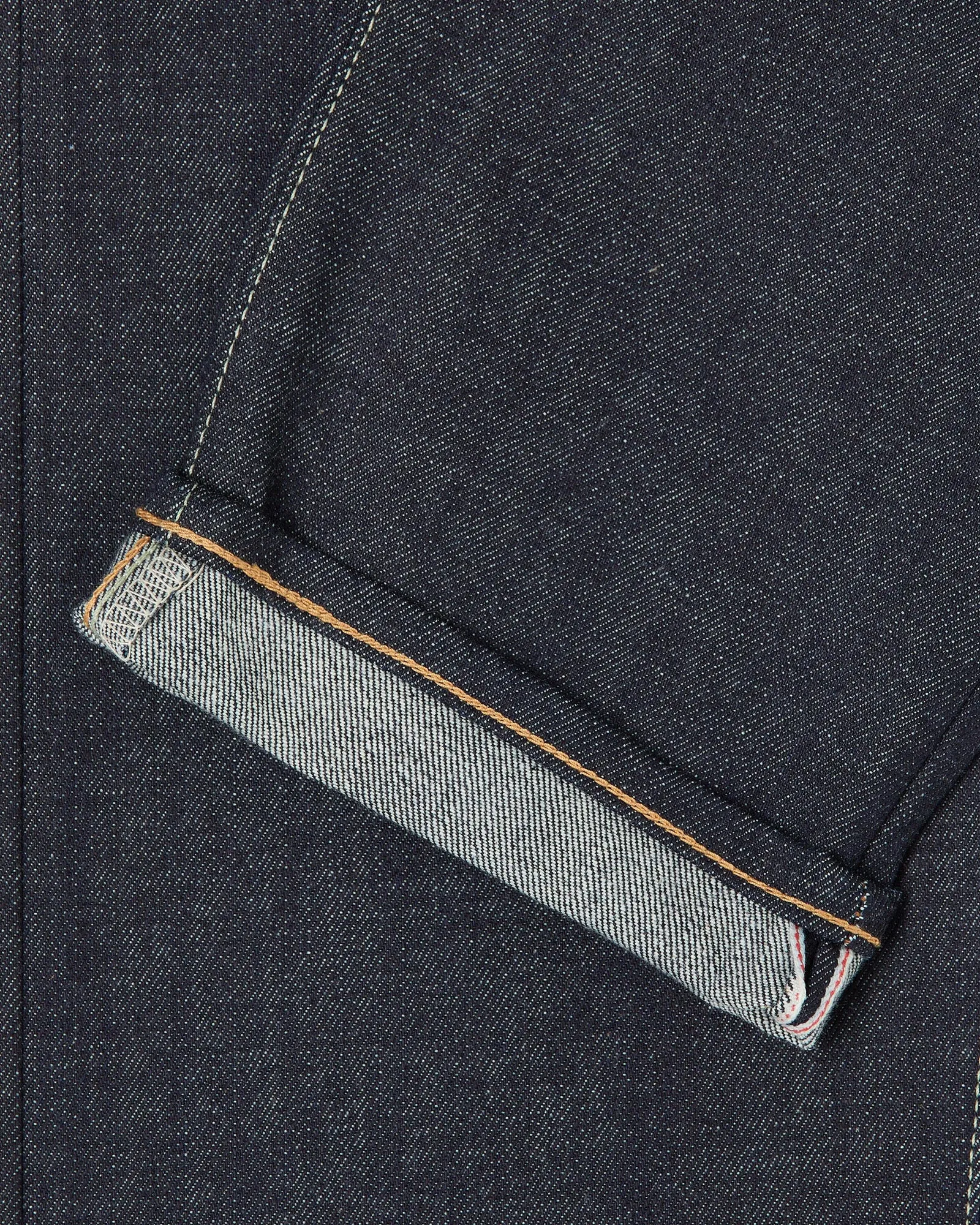 Edwin Made In Japan Regular Tapered Mens Jeans - 14oz Kurabo Recycled Red Selvage Denim / Blue Unwashed