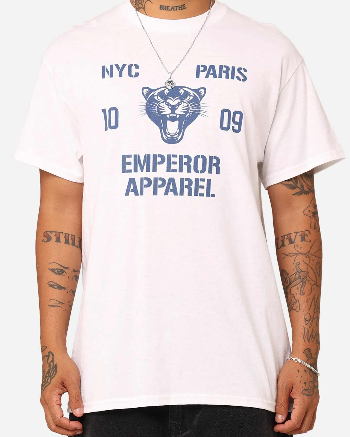 Emperor Apparel Collegiate T-Shirt White
