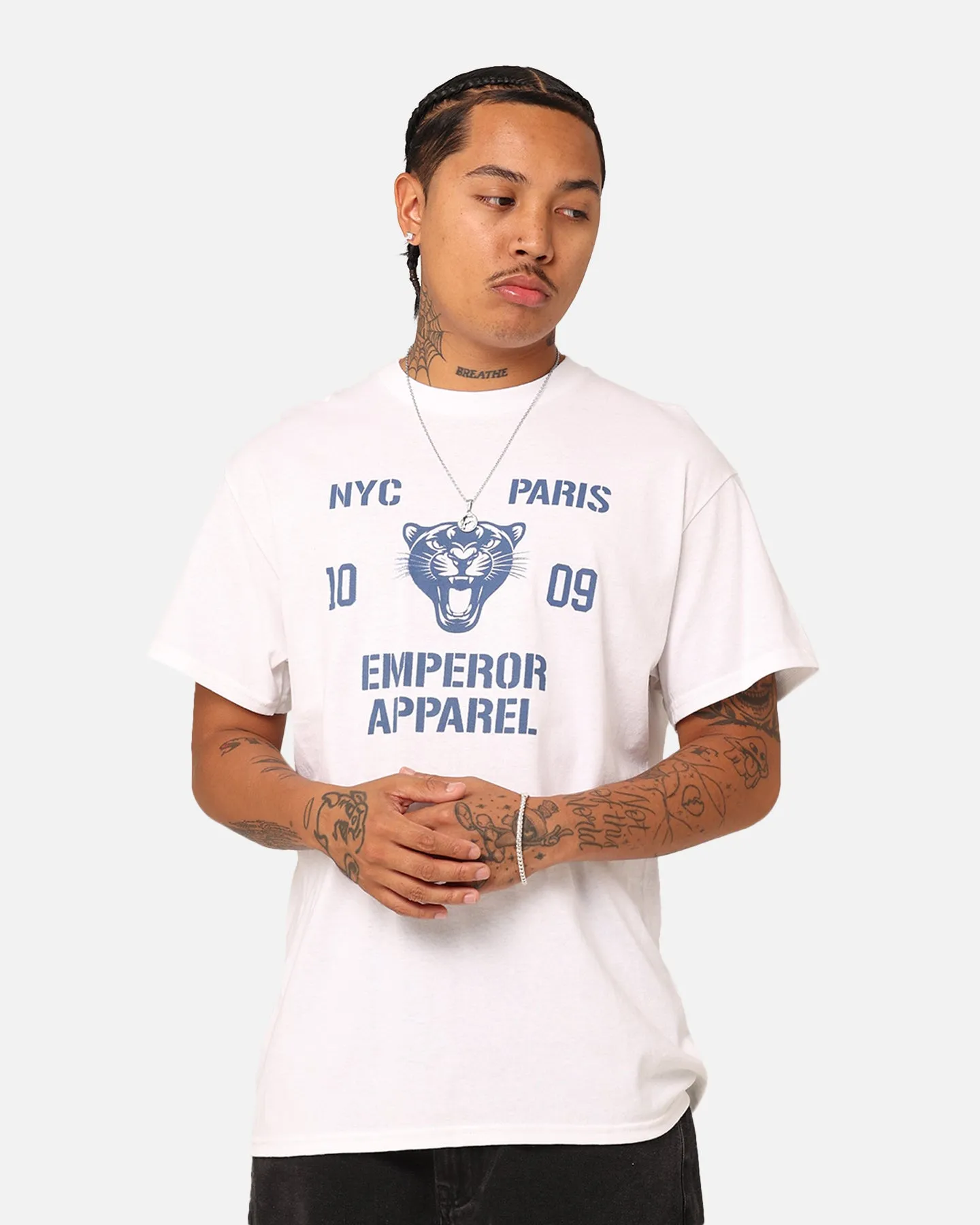 Emperor Apparel Collegiate T-Shirt White