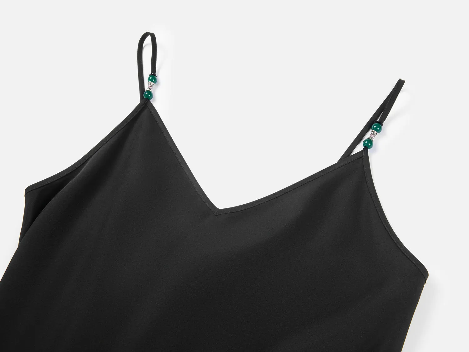 EP YAYING Black Suspenders Dress