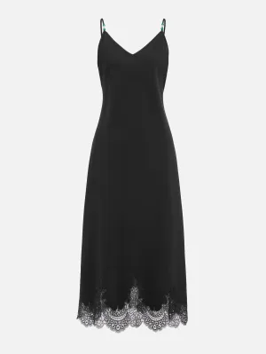EP YAYING Black Suspenders Dress
