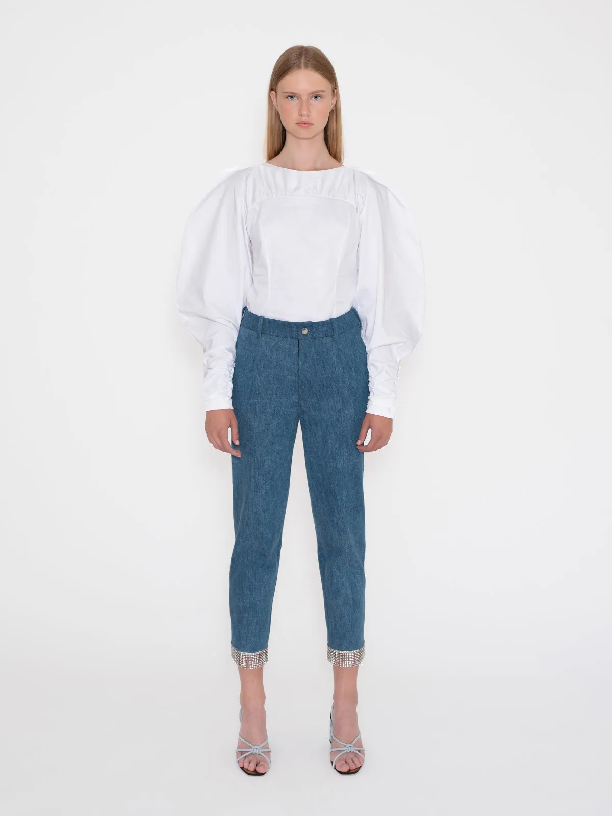 Fanny Denim Trousers