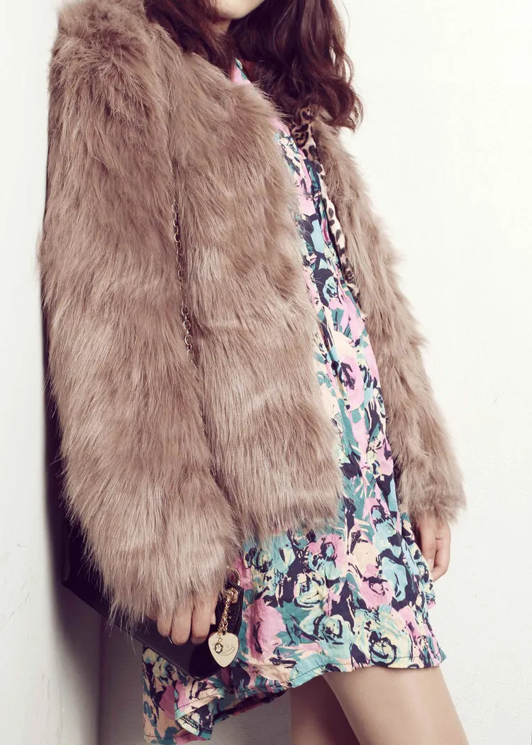 Faux Fur Winter Coat