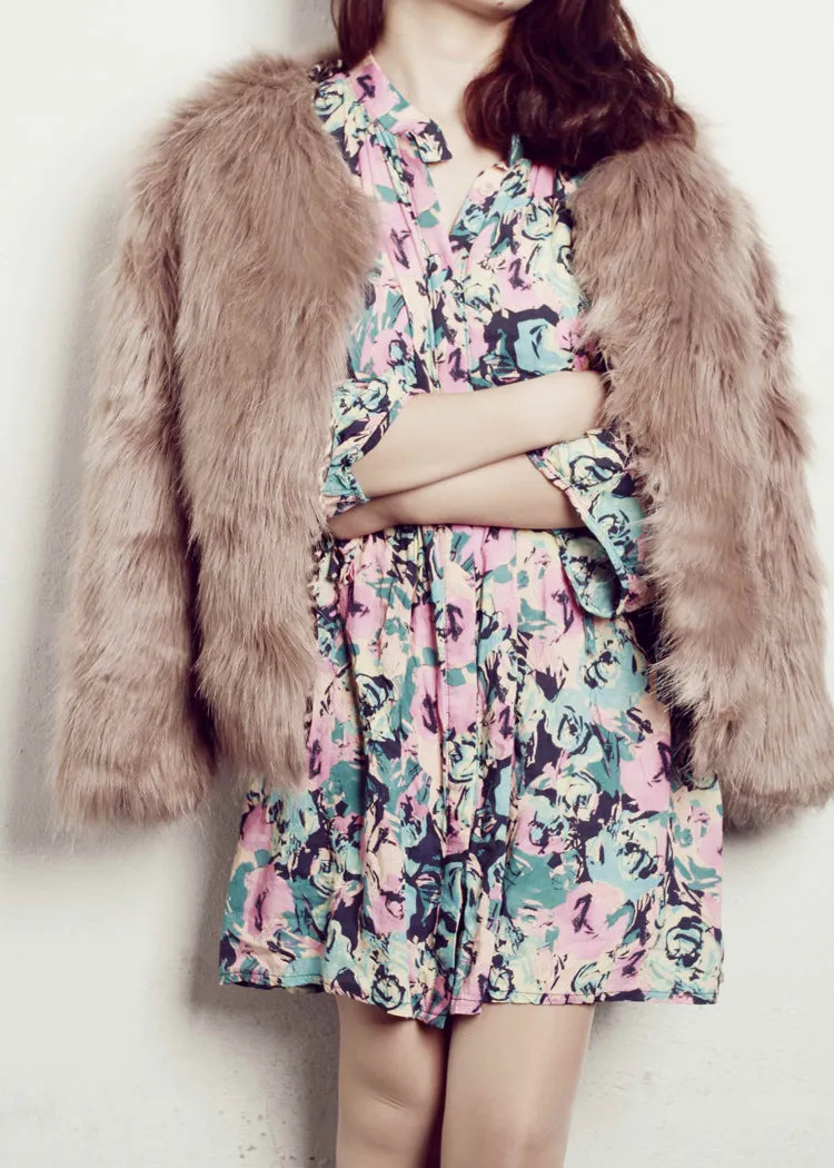 Faux Fur Winter Coat