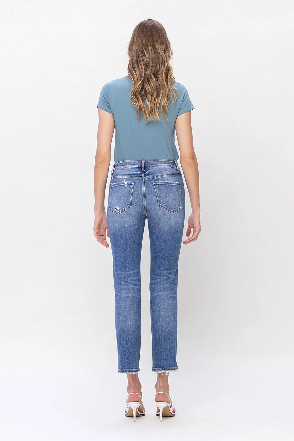 Flying Monkey - Excellent - High Rise Slim Straight Jeans - F5213