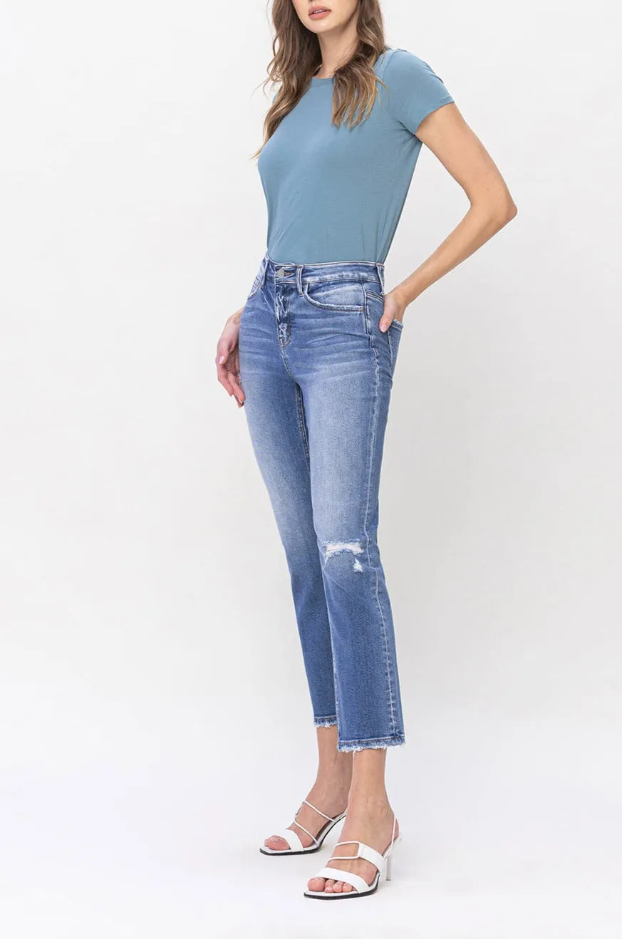 Flying Monkey - Excellent - High Rise Slim Straight Jeans - F5213