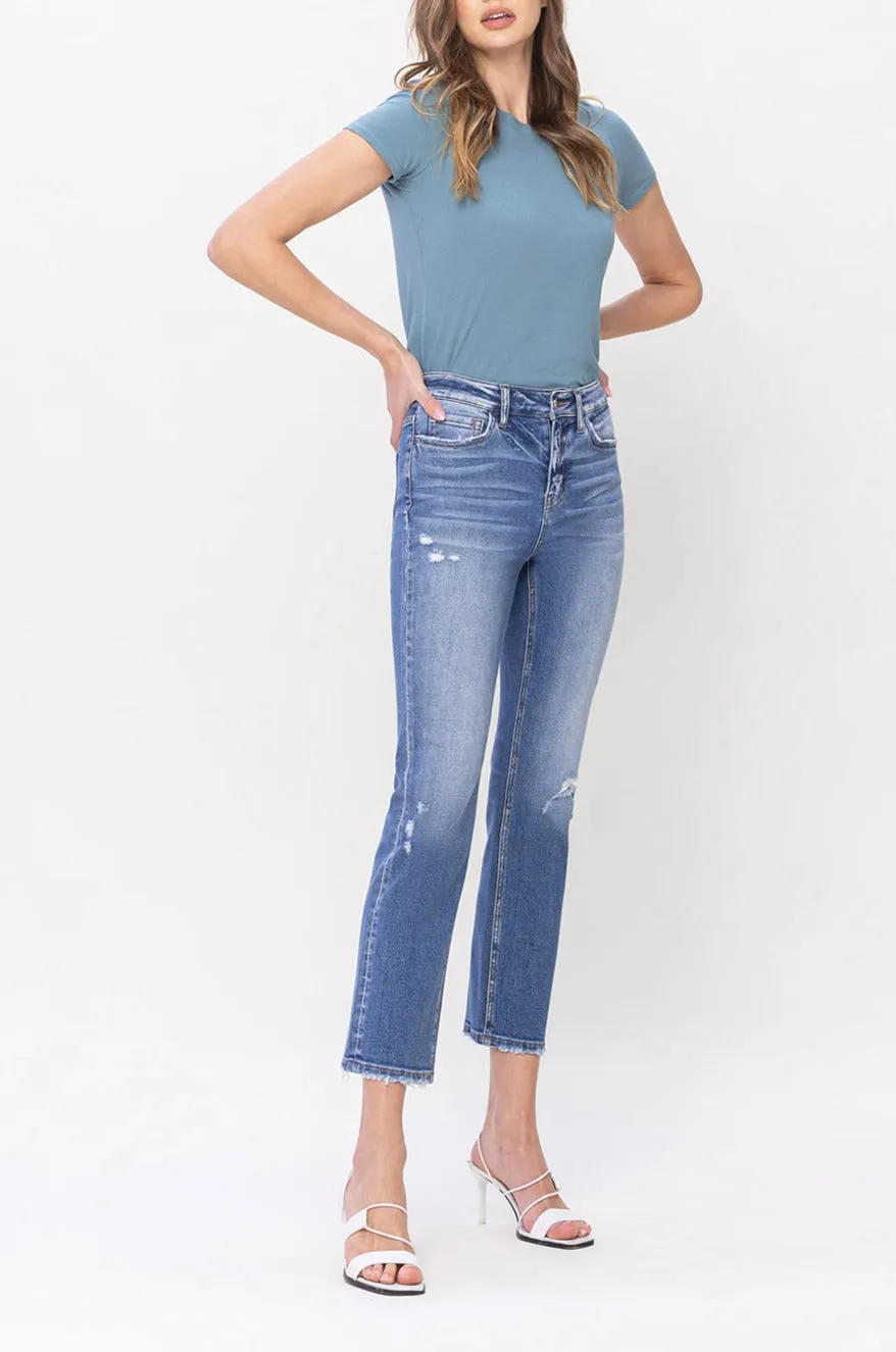 Flying Monkey - Excellent - High Rise Slim Straight Jeans - F5213