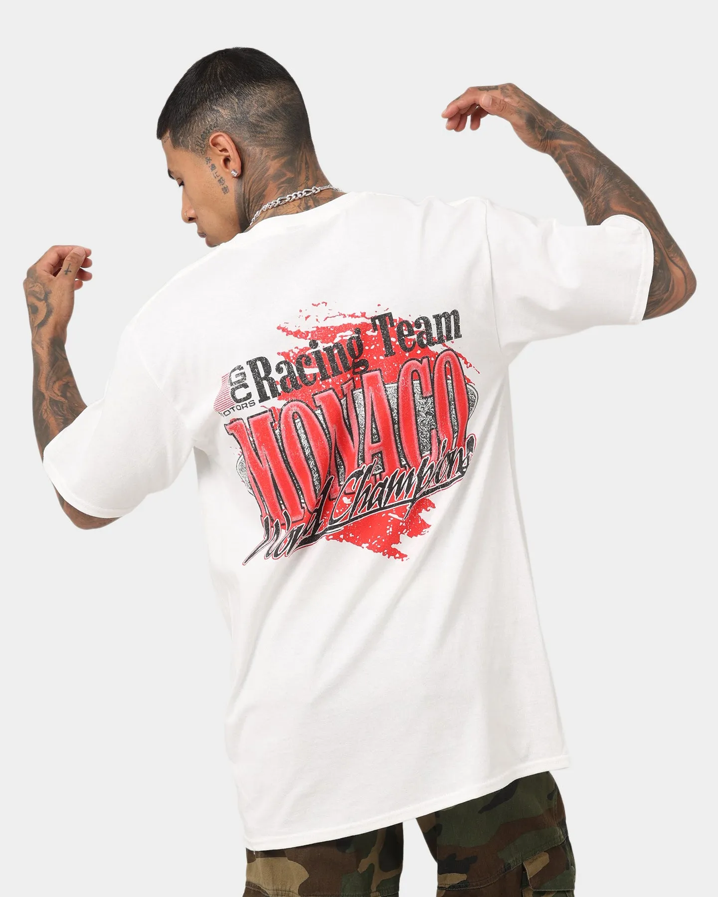Goat Crew Monaco Racing T-Shirt White