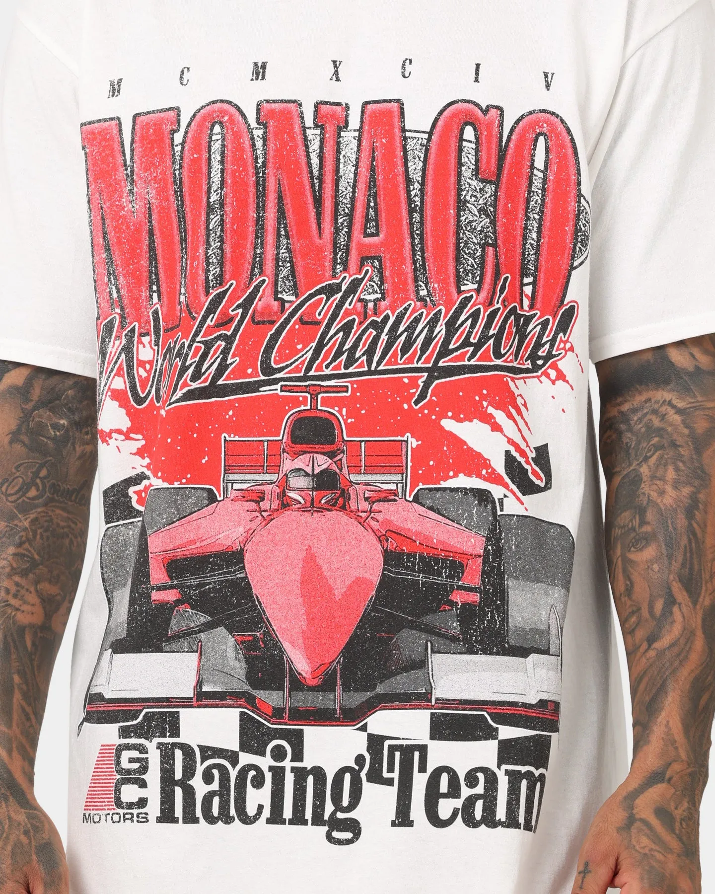 Goat Crew Monaco Racing T-Shirt White