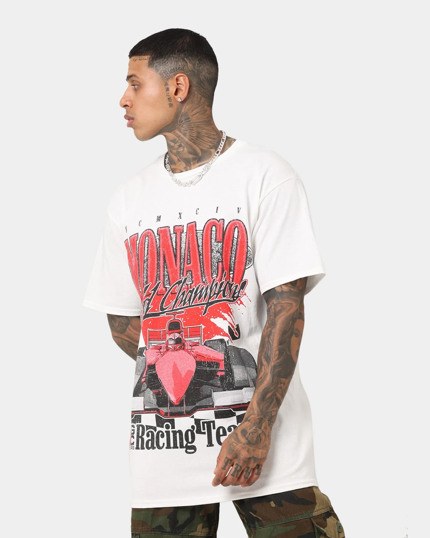 Goat Crew Monaco Racing T-Shirt White