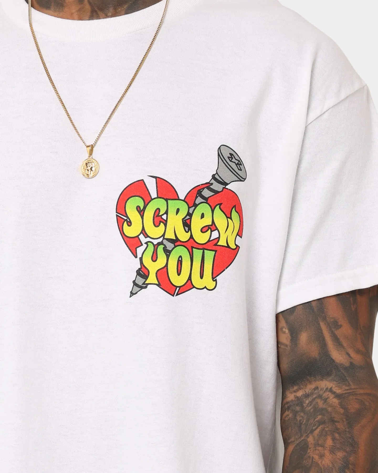 Grand Scheme Screw T-Shirt White