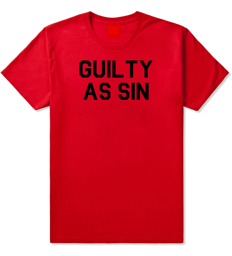 Guilty As Sin Mens T-Shirt