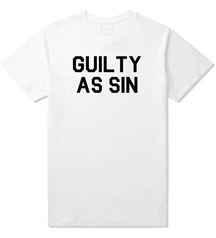 Guilty As Sin Mens T-Shirt