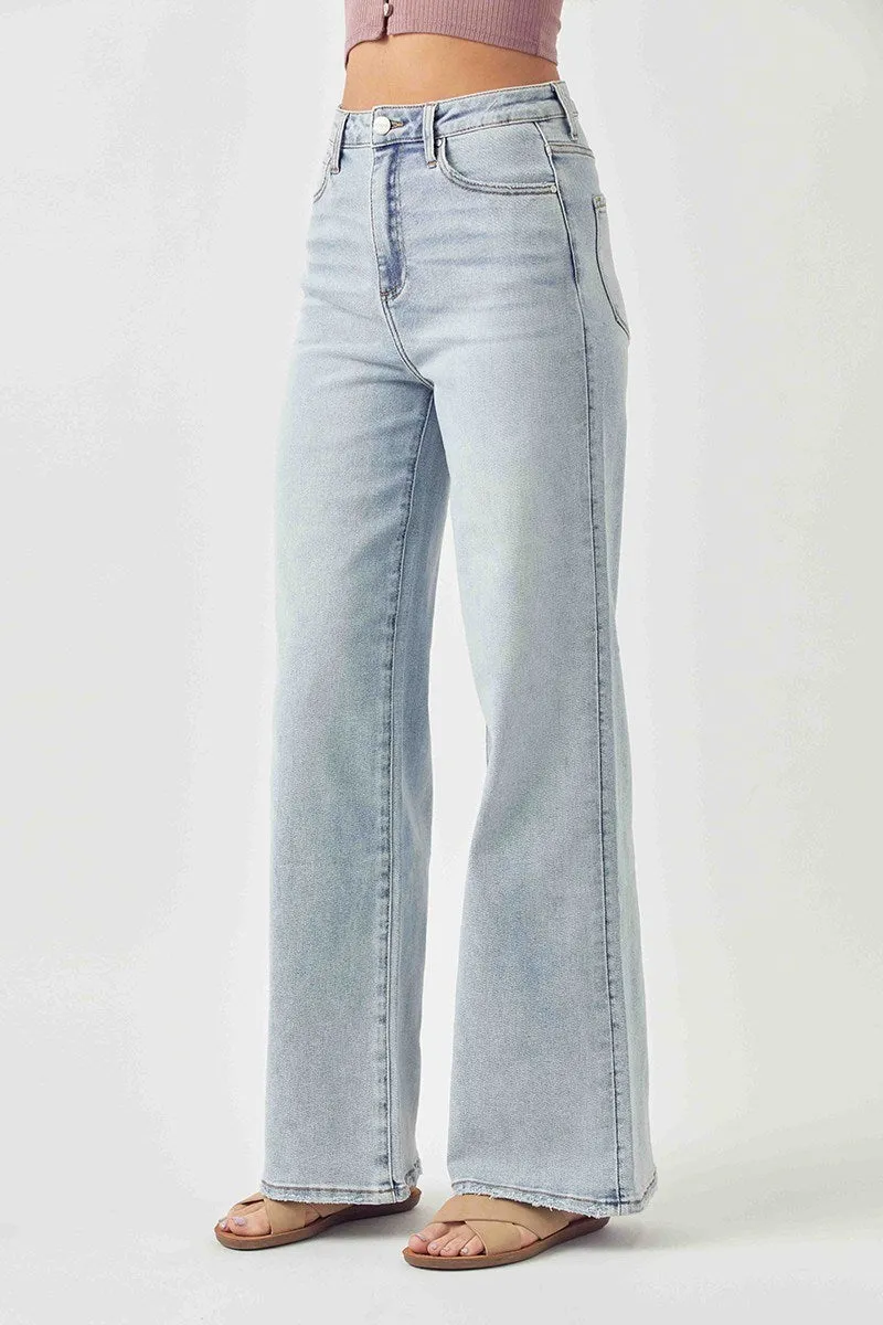 High Rise Wide Leg Jean
