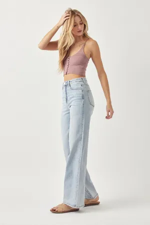 High Rise Wide Leg Jean