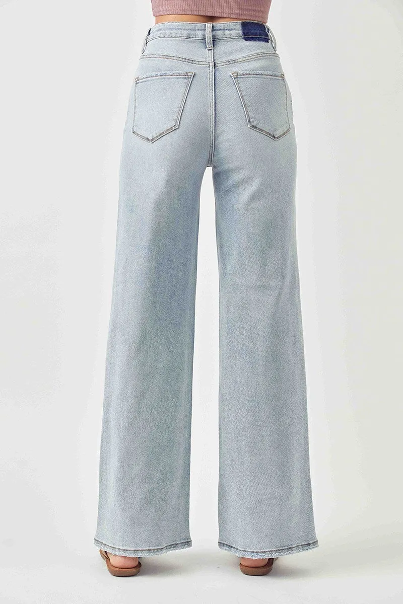 High Rise Wide Leg Jean