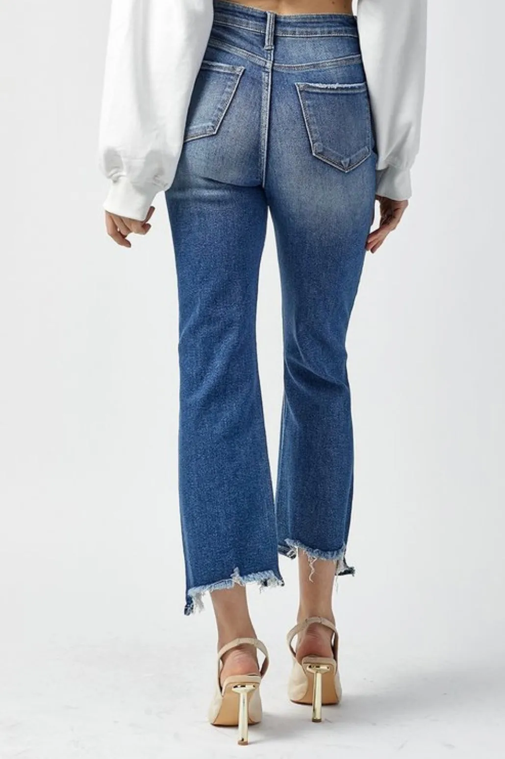 Hillary Dark Wash High Rise Jeans