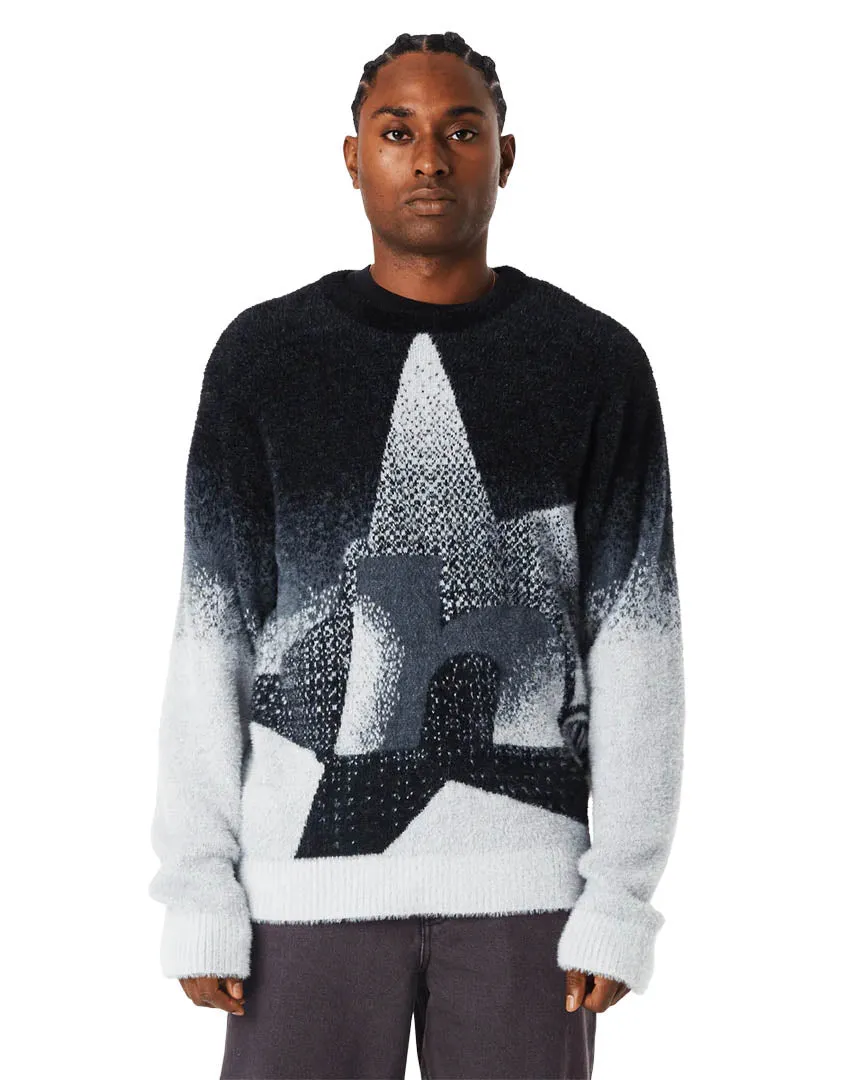 Horizon Mohair Crewneck Sweatshirt - Charcoal