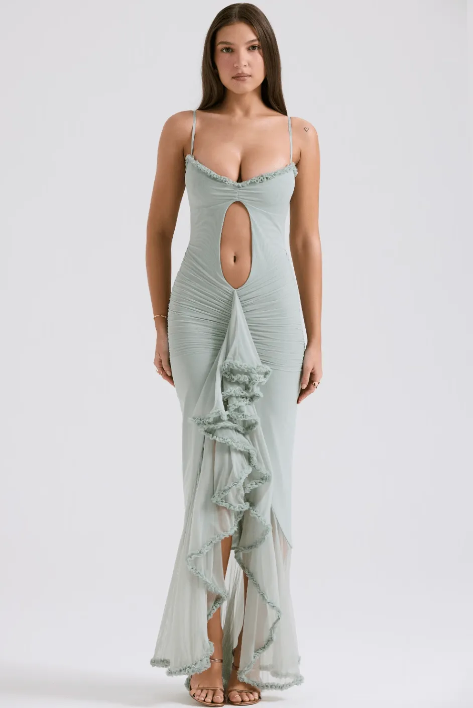 House of CB - Gabriella Dress in Pistachio