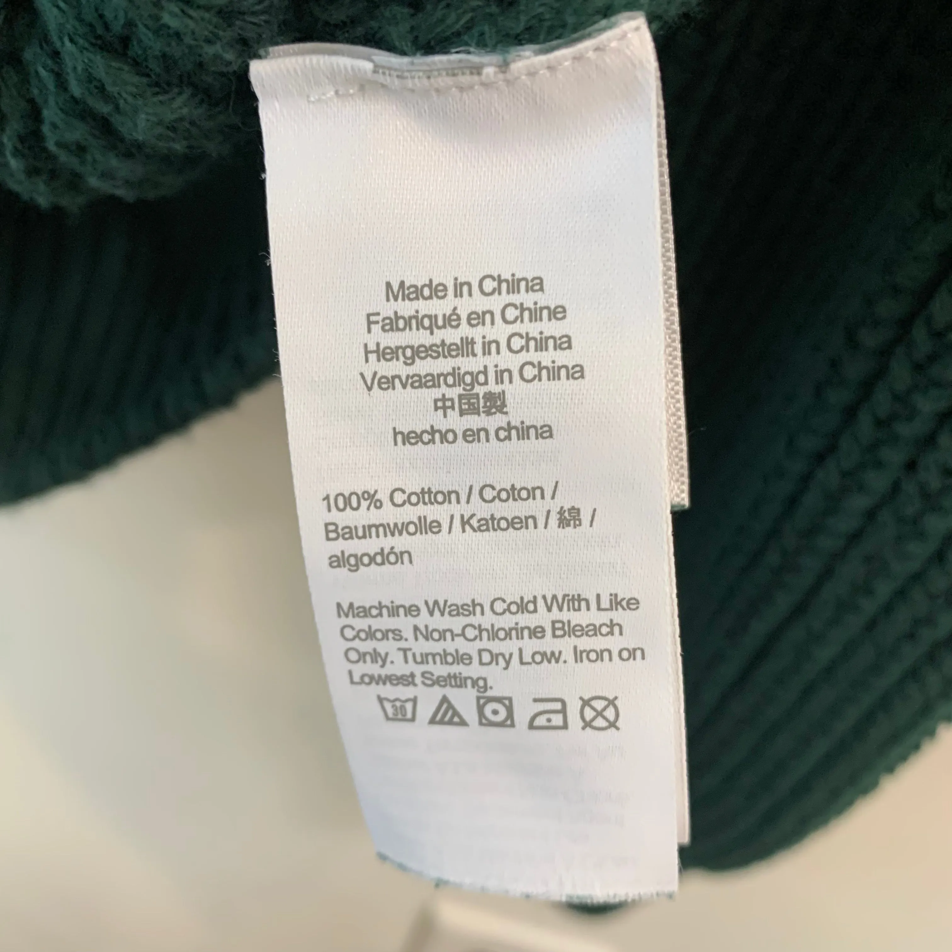 J. Crew Forest Green Sweater Classic Cotton Crewneck Pullover XL