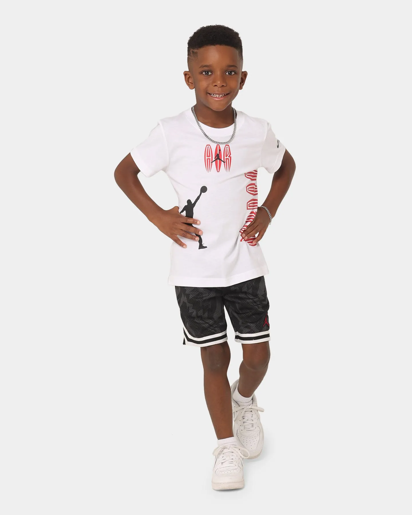 Jordan Kids' MVP Hit Graphic T-Shirt White
