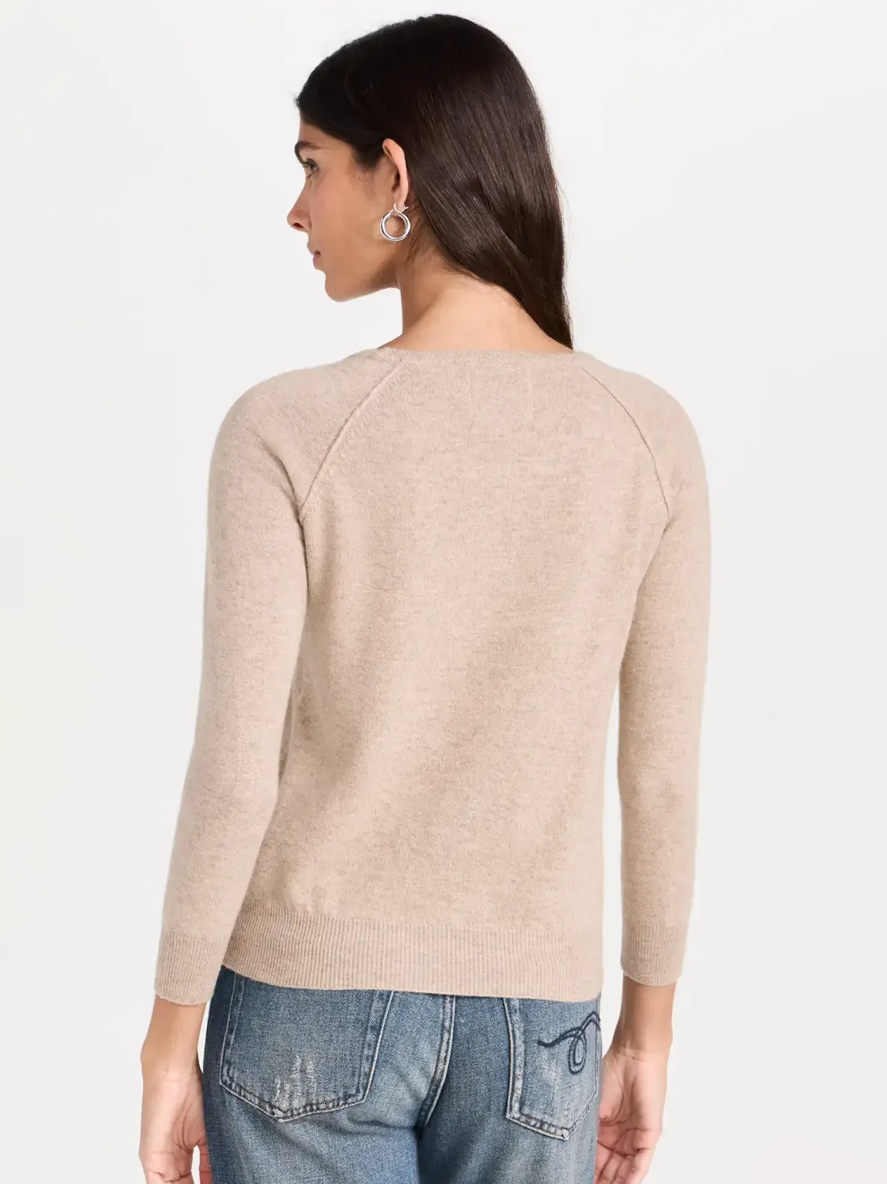 Little Cactus Crew Cashmere Sweater