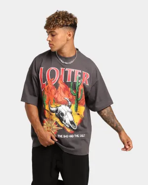 Loiter Rodeo Short Sleeve T-Shirt Charcoal