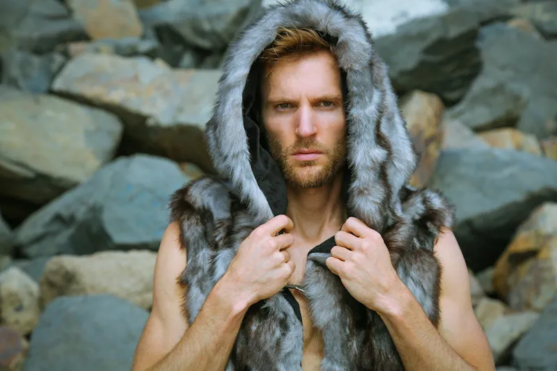 Men's Viking Vest in "Fenrir"