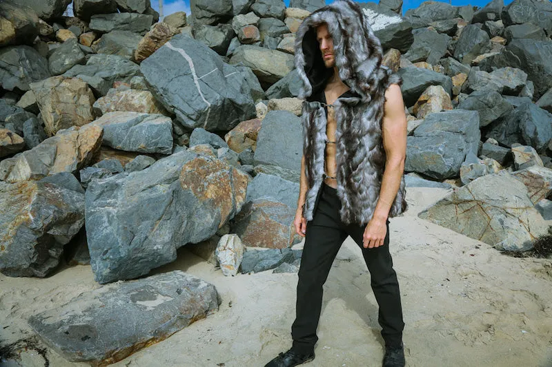 Men's Viking Vest in "Fenrir"