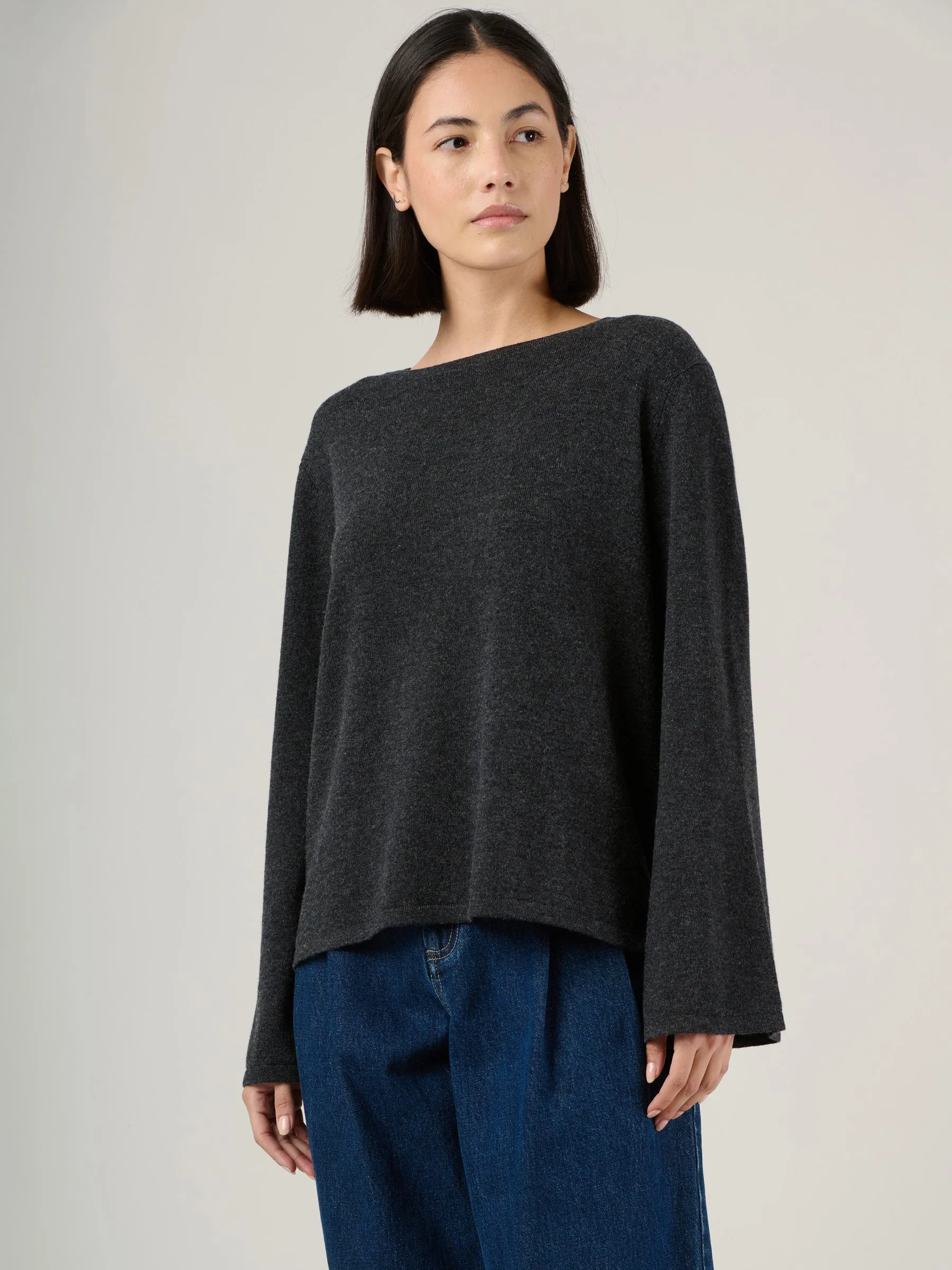 Merino Wool Bamboo Blend Elba Sweater