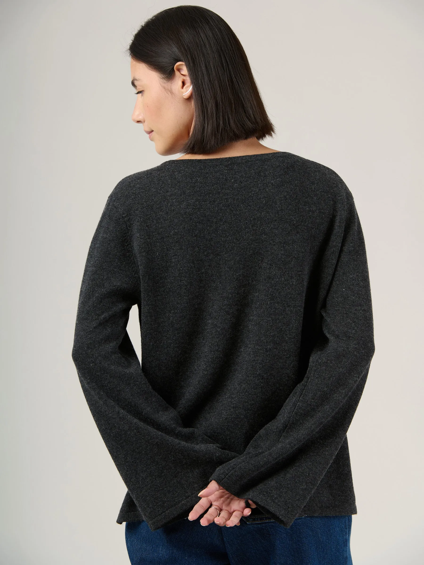 Merino Wool Bamboo Blend Elba Sweater
