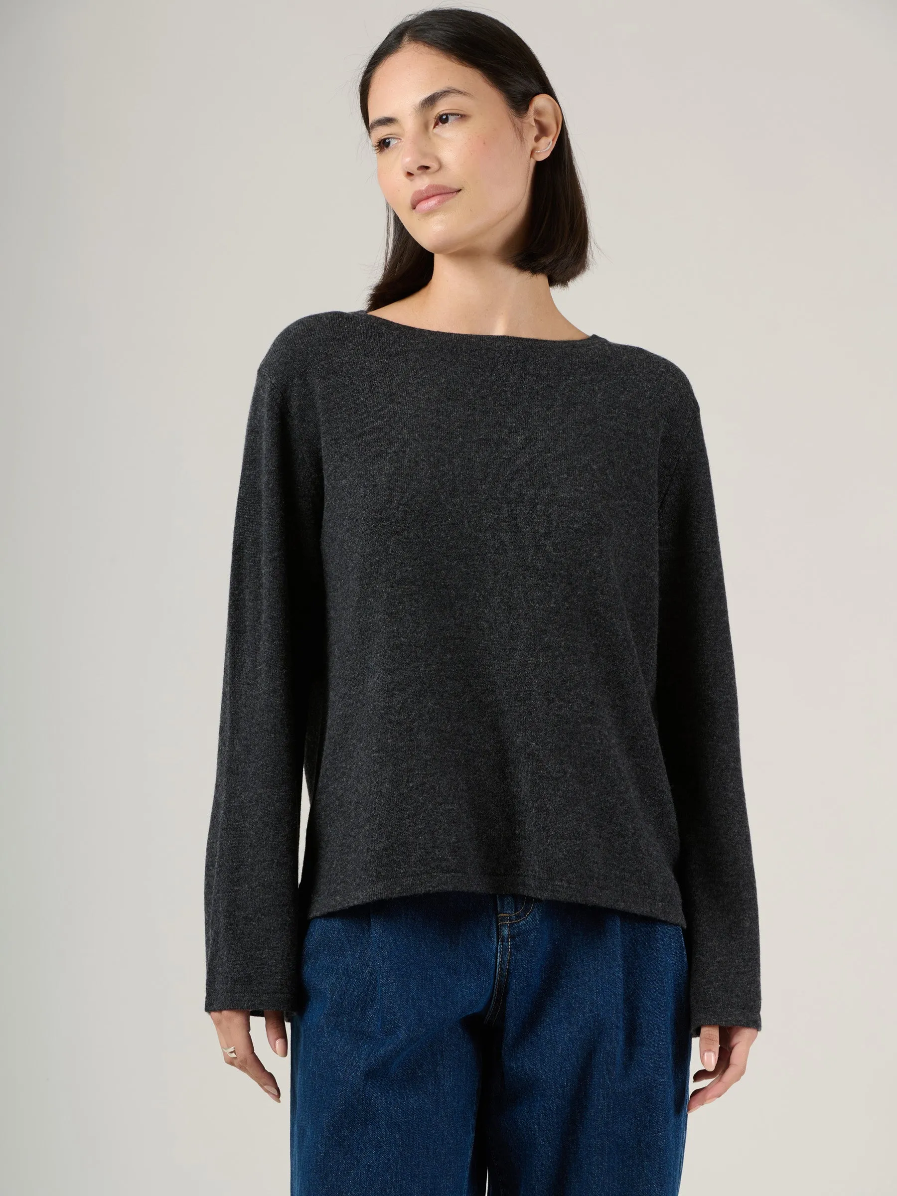 Merino Wool Bamboo Blend Elba Sweater