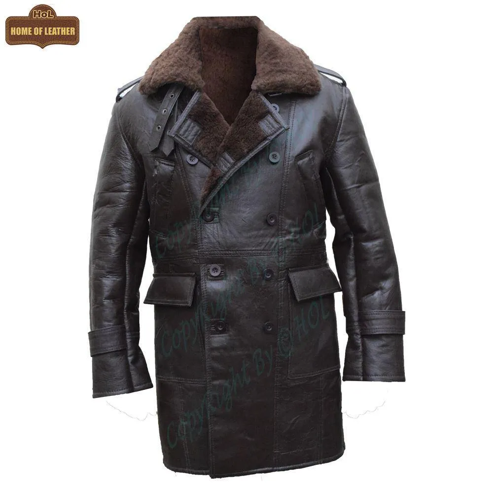 MFC03 RAF B3 Real Shearling Inner Real Quality Fur Sheep Leather Bomber Coat