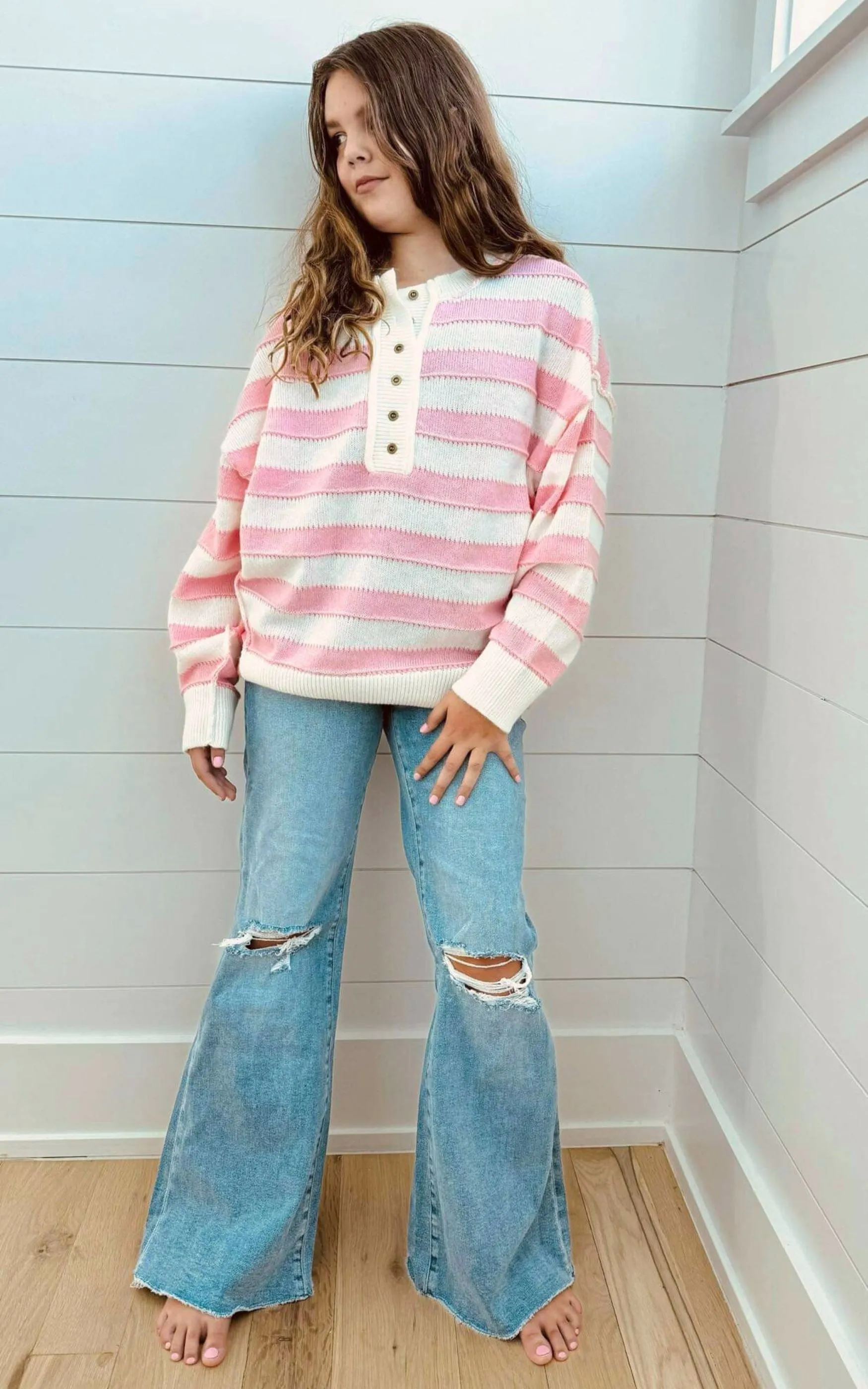 MICA | The Bethany High Rise Super Wide Denim Jeans *