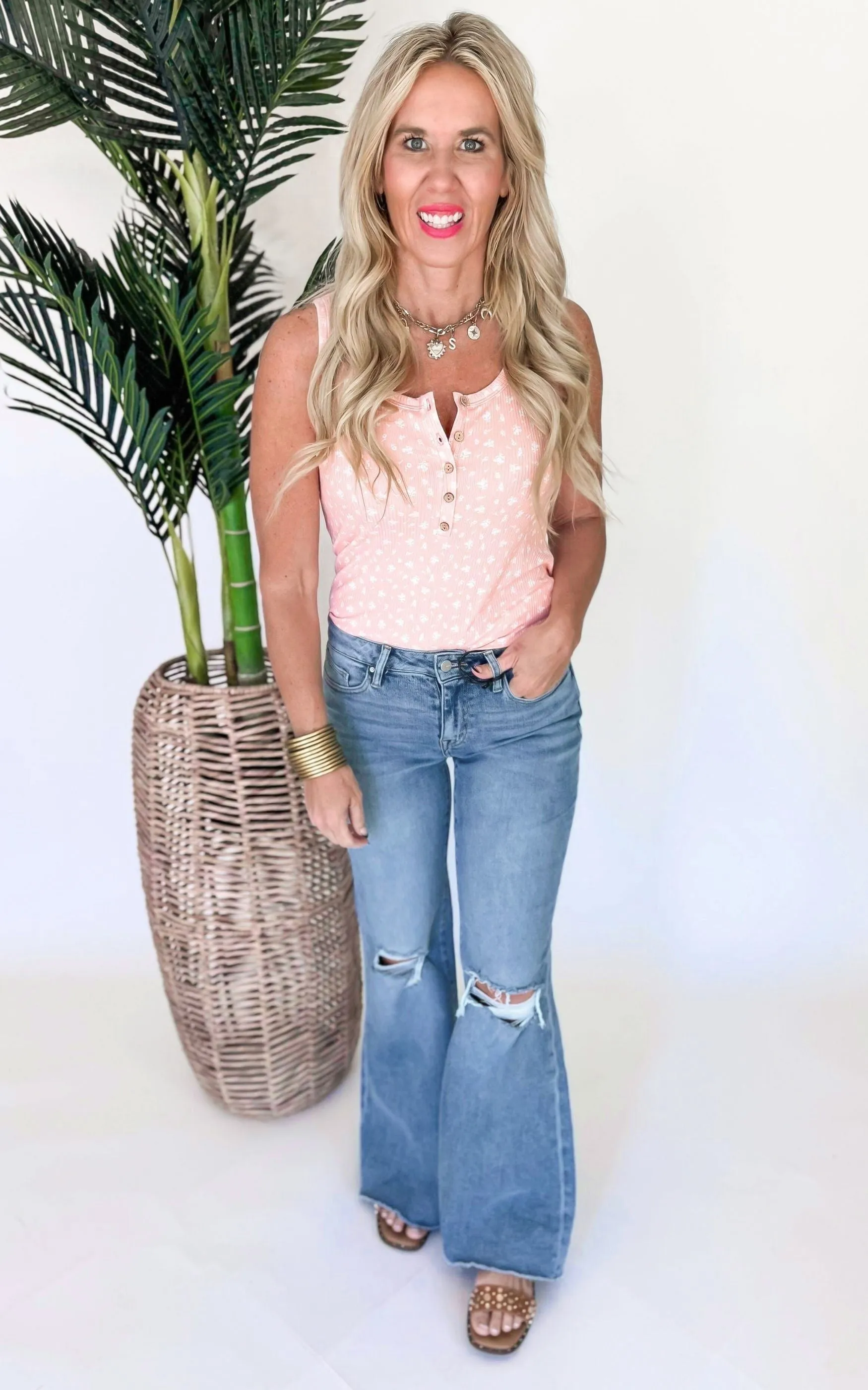 MICA | The Bethany High Rise Super Wide Denim Jeans *