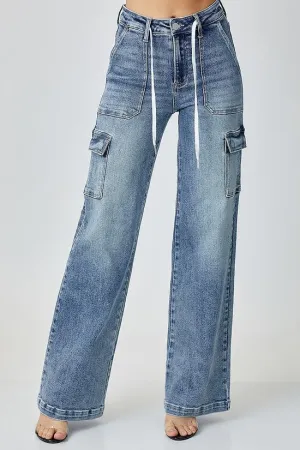 Mid rise Cargo Jeans