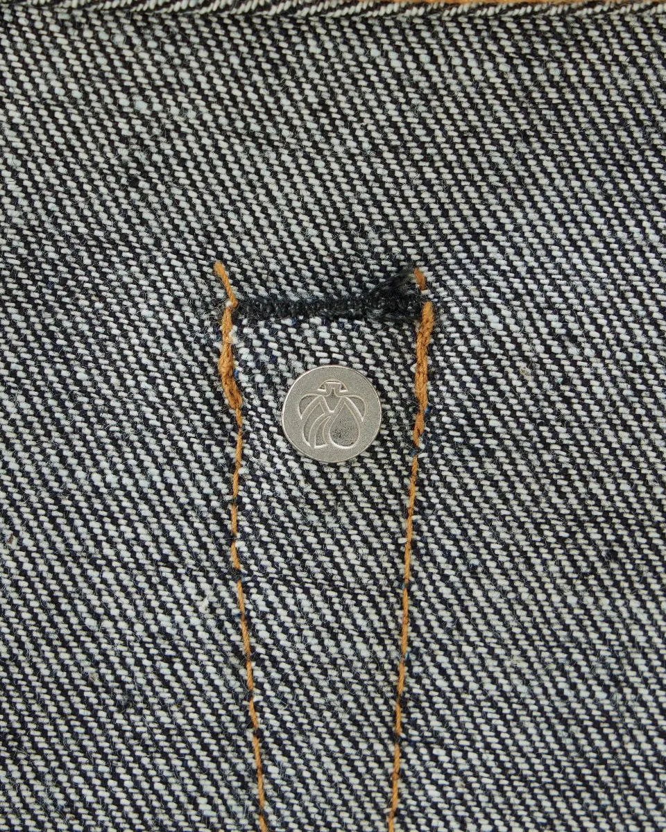Momotaro Jeans #200 Standard Tapered Fit Mens Jeans - 14.7oz Zimbabwe Cotton Selvedge Denim / Button