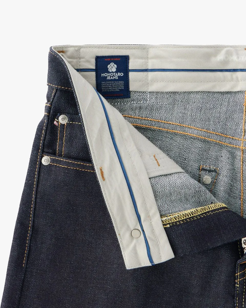 Momotaro Jeans #200 Standard Tapered Fit Mens Jeans - 14.7oz Zimbabwe Cotton Selvedge Denim / Button
